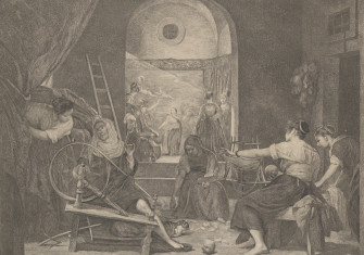 The Fable of Aracne, or 'The Spinners', after Velázquez. Metropolitan Museum of Art. Public Domain.