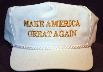 A hat with the words "Make America Great Again". 
