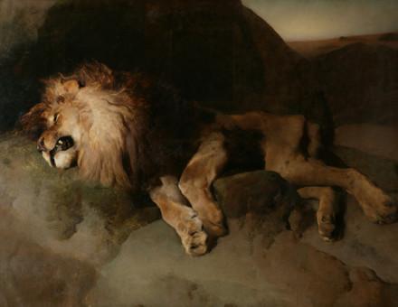 The Desert, or A Fallen Monarch,  by Edwin Landseer, 1849.
