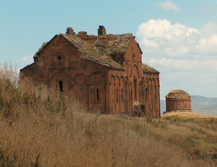 The Cathedral of Ani, completed in 1001 by Trdat the Architect.