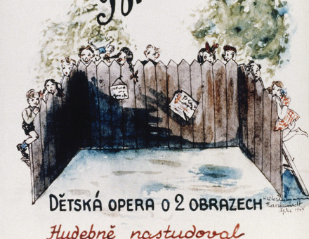 Brief happiness: programme for the opera Brundibár, performed at Terezin, 1943.
