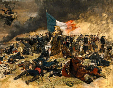 The Siege of Paris by Jean-Louis-Ernest Meissonier. Oil on canvas.