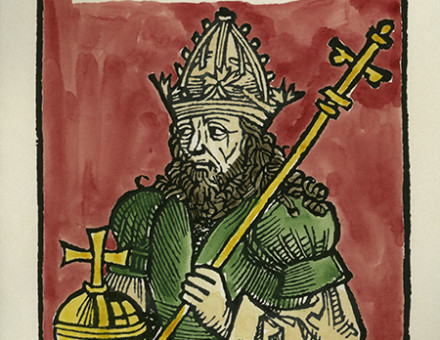 Woodcut of Henry IV from the Nuremberg Chronicle, 1493. Copyright aka-images