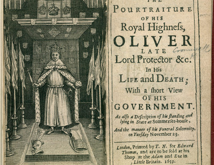 The Pourtraiture of His Royal Highness, Oliver, 1659.