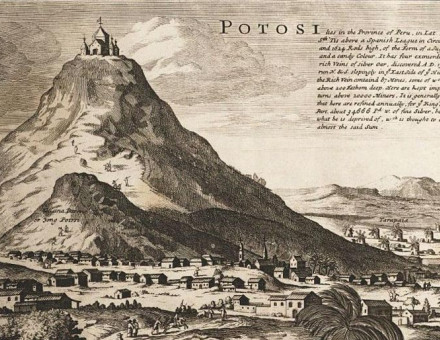 Potosi Herman Moll- Map of South America, London c.1715.jpg