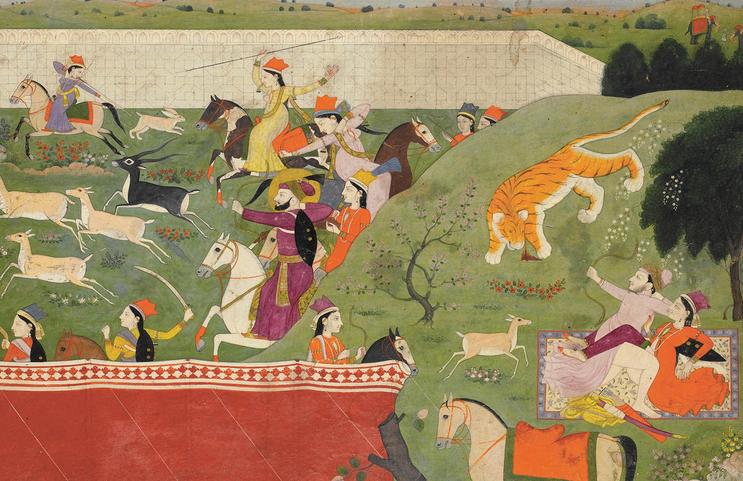  Hunting in the Punjab Hills, India, c.1790.