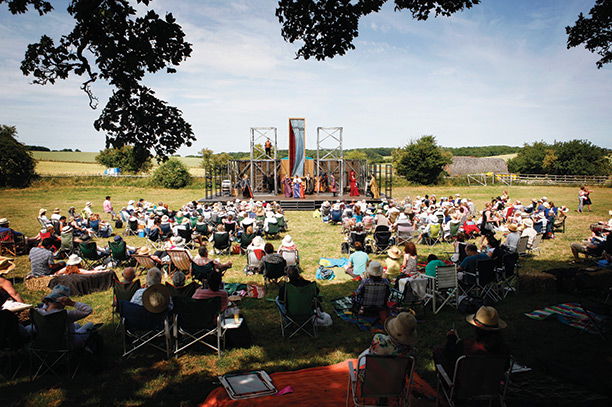 Community theatre: the Globe on Tour production of Henry VI performed at the site of Towton battlefield