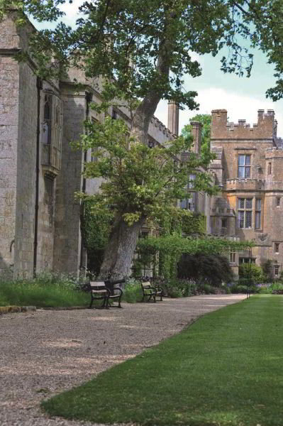 Sudeley Castle, Gloucestershire. The bay window on the left is the nursery where Lady Mary spent her earliest days. (English Rose Photography)
