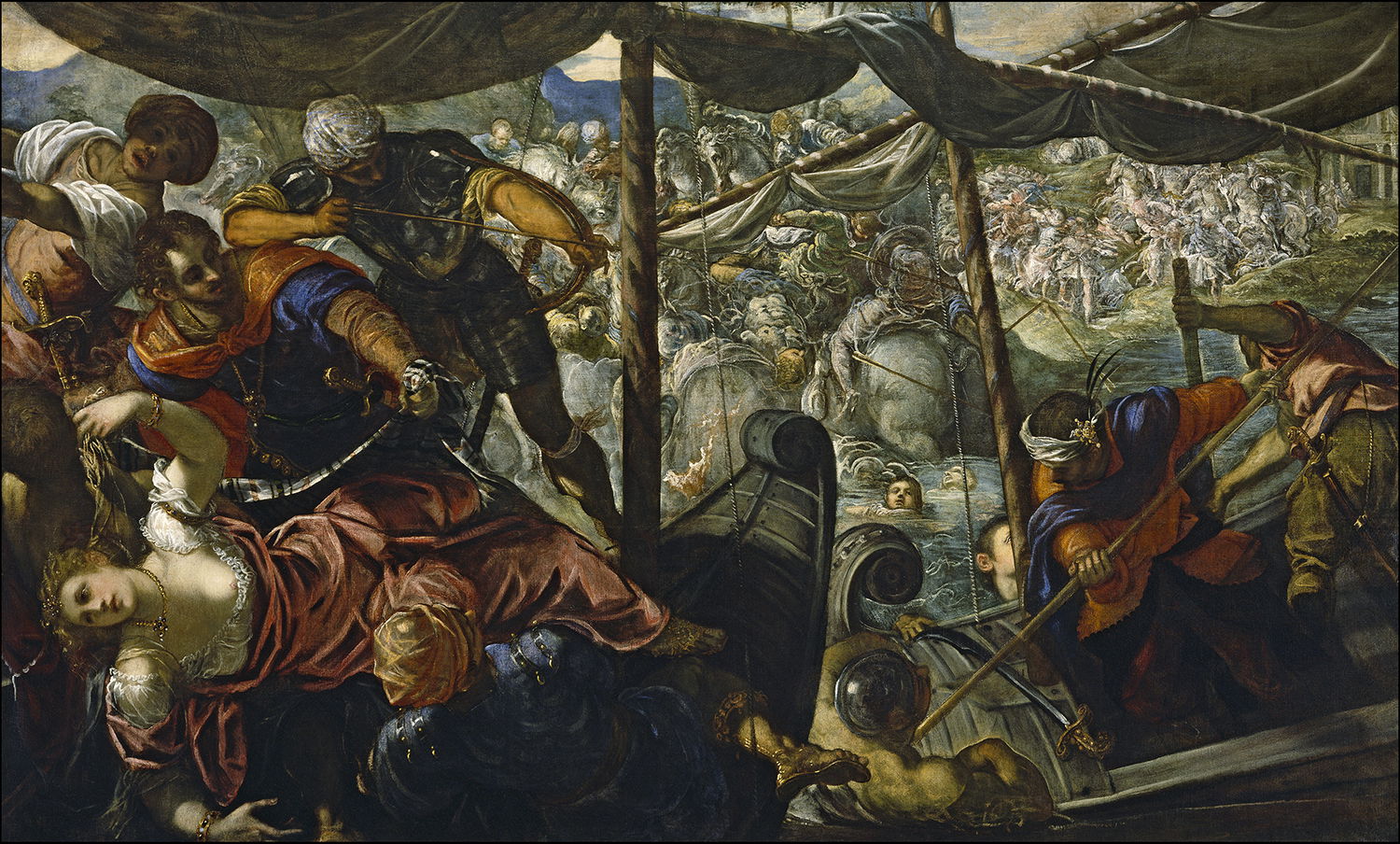 The Rape of Helen, Tintoretto, 1578-1579.