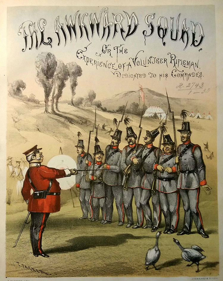 Drill and Rifle Instruction 1860 UK Corps of Rifle Volunteers 