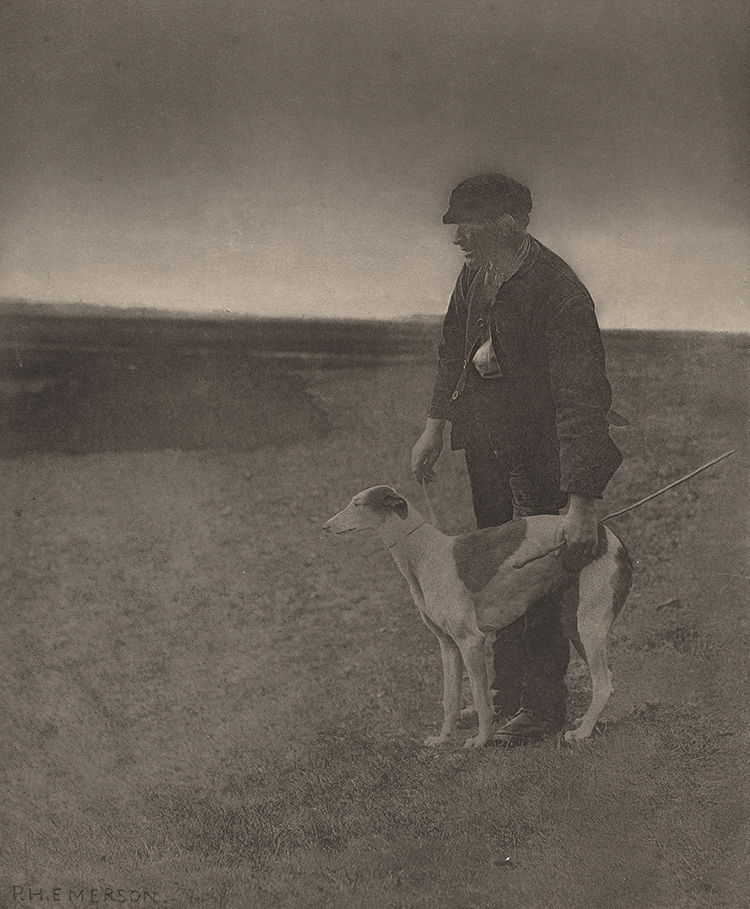 The Poacher-A Hare in View, by Peter Henry Emerson, 1888.