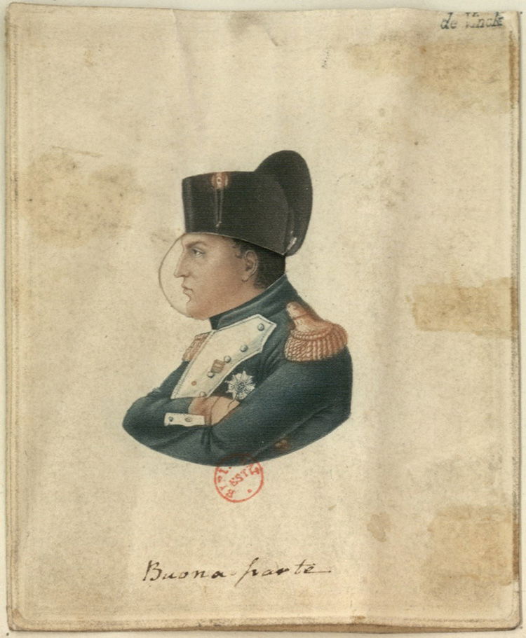 François-Joseph Talma as Napoleon, 1821. Courtesy BnF, France.  François-Joseph Talma as Napoleon, 1821. Courtesy BnF, France.