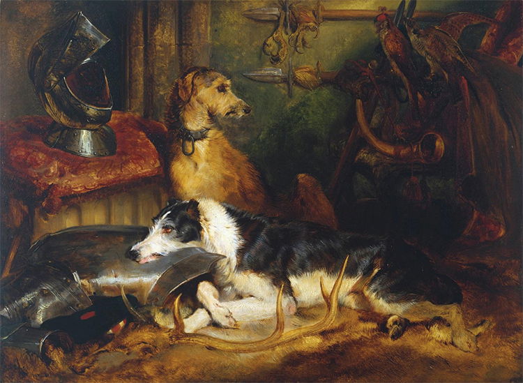 A Scene at Abbotsford, Sir Edwin Henry Landseer, c.1827.