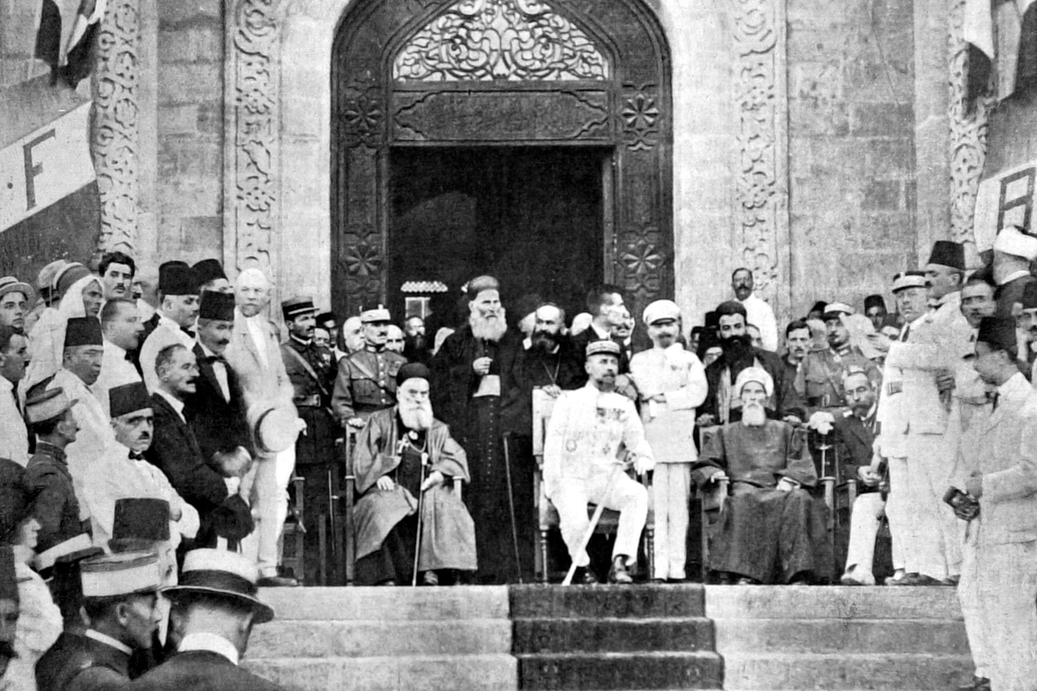 Proclamation of Greater Lebanon in Beirut, 1920.