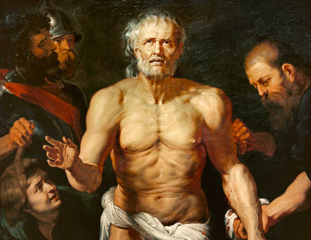 The Death of Seneca, by Peter Paul Rubens, c.1614, Alte Pinakothek, Munich. 