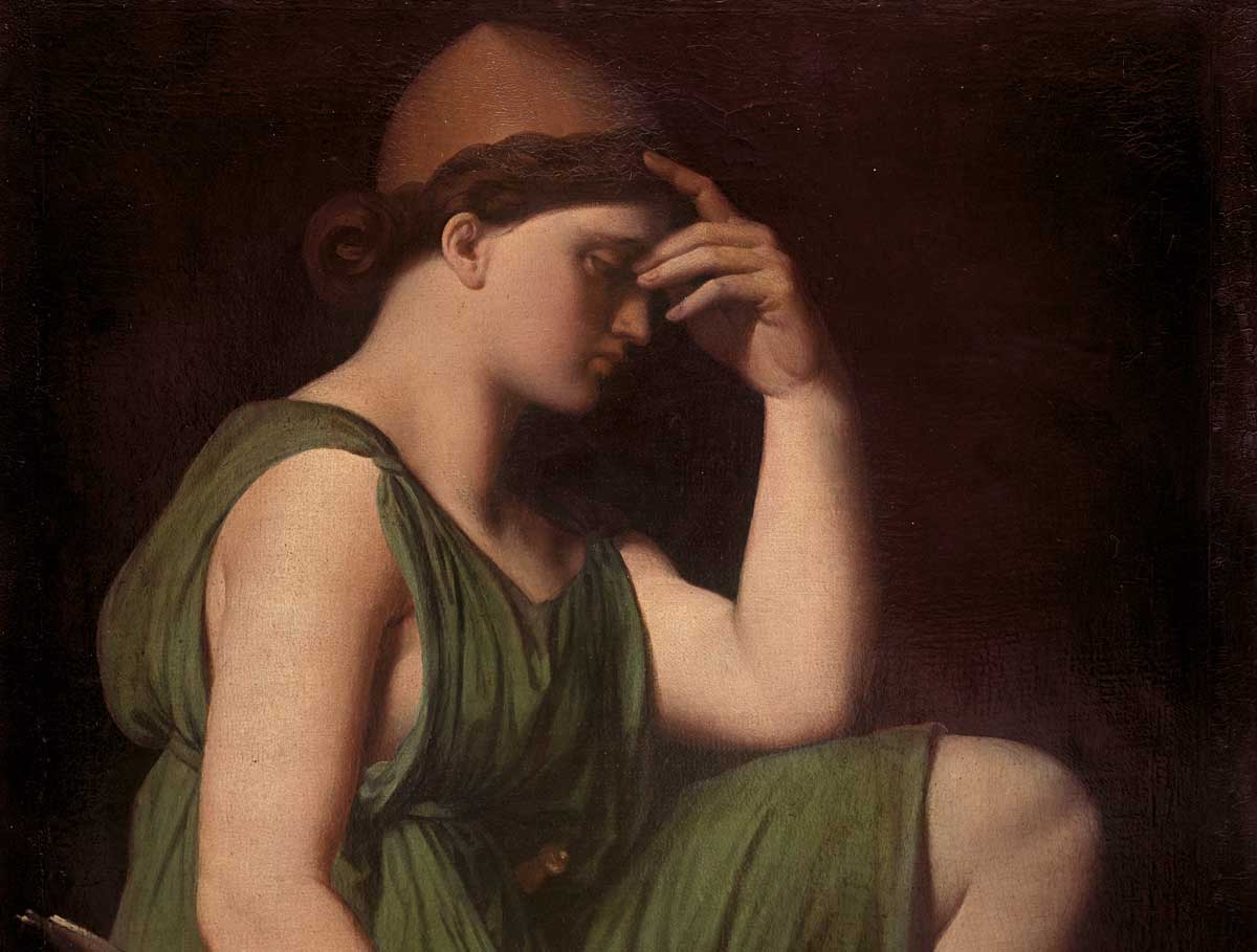 Odysseus, study for The Apotheosis of Homer, by Jean-Auguste-Dominique Ingres, c.1850 © Bridgeman Images. Odysseus, study for The Apotheosis of Homer, by Jean-Auguste-Dominique Ingres, c.1850 © Bridgeman Images.