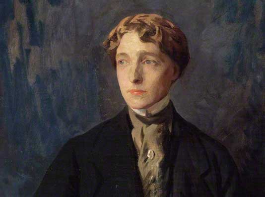 Radclyffe Hall, by Charles Buchel c. 1918. Wiki Commons.