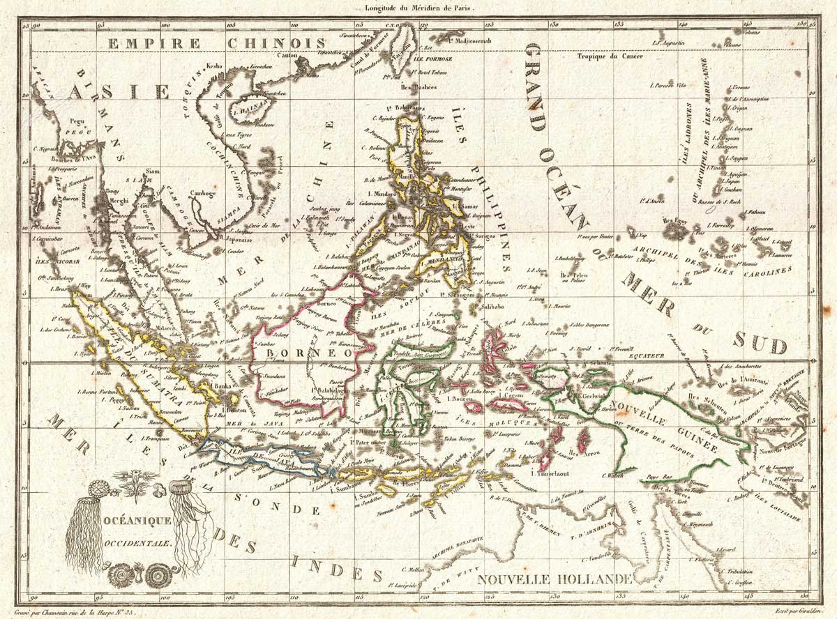 Map of Southeast Asia, c. 1810 mapping, by the French cartographer Ambrose Tardieu. Wiki Commons/Geographicus Rare Antique Maps. Map of Southeast Asia, c. 1810 mapping, by the French cartographer Ambrose Tardieu. Wiki Commons/Geographicus Rare Antique Maps.