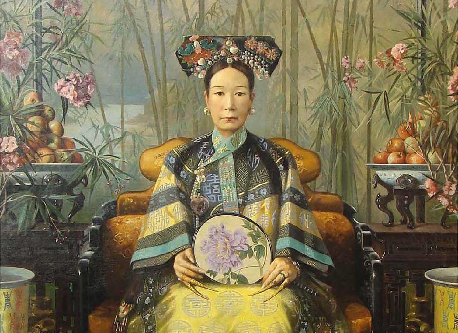 Portrait of Tzu-hsi by Hubert Vos, 1906