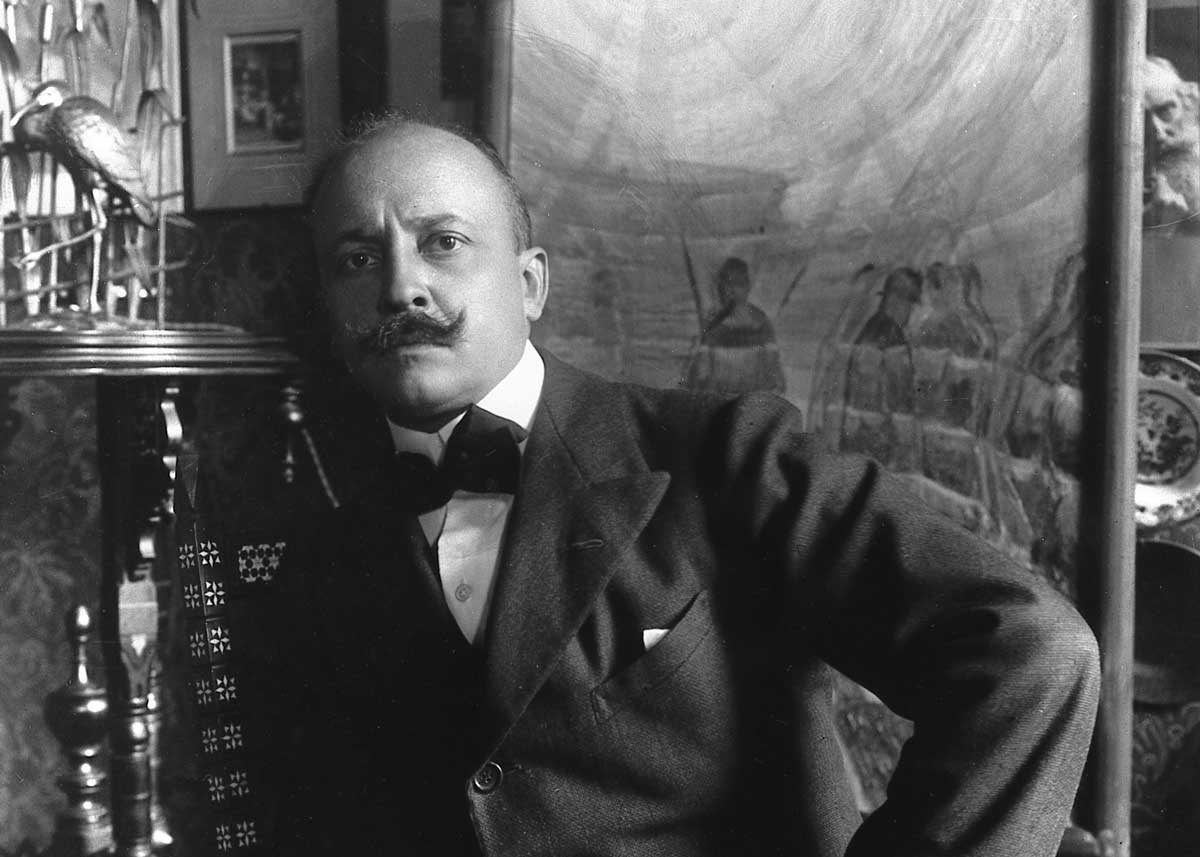 Filippo Tommaso Marinetti, 1920s © Bridgeman Images.