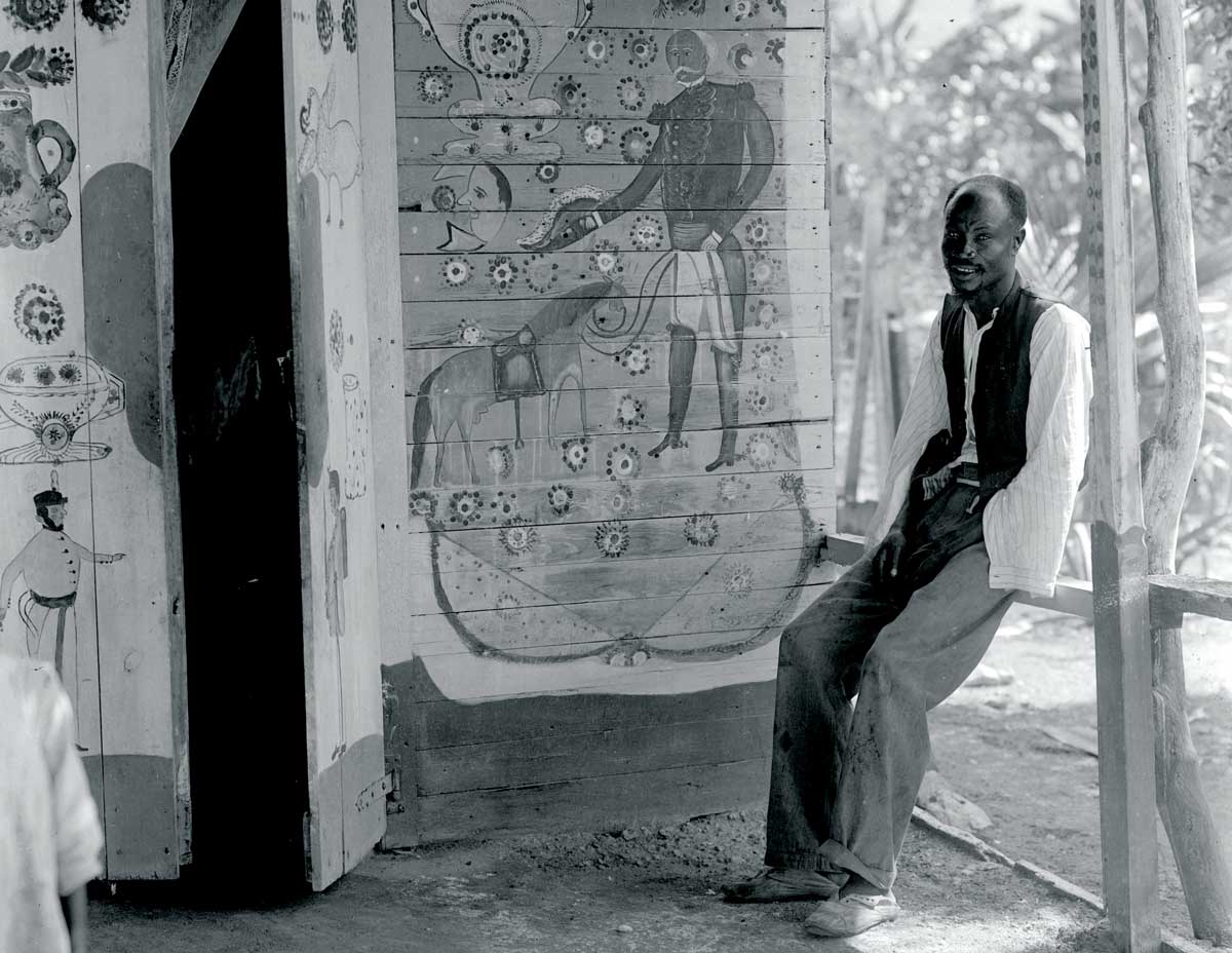 Entrance to a Vodou shrine, Haiti, 1908 © Harry Johnston/Royal Geographical Society/Getty Images.