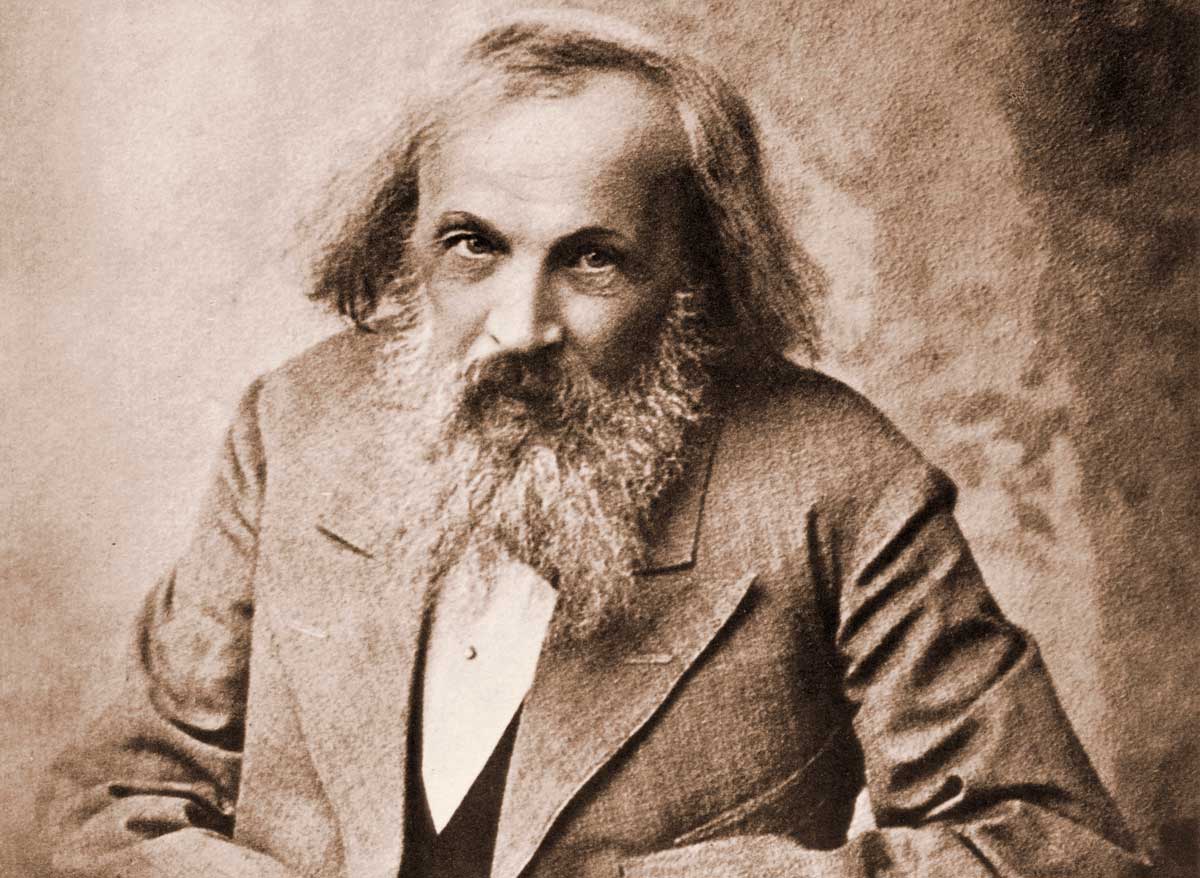 Russian chemist Dmitri Mendeleev (1834-1907) © Getty Images.