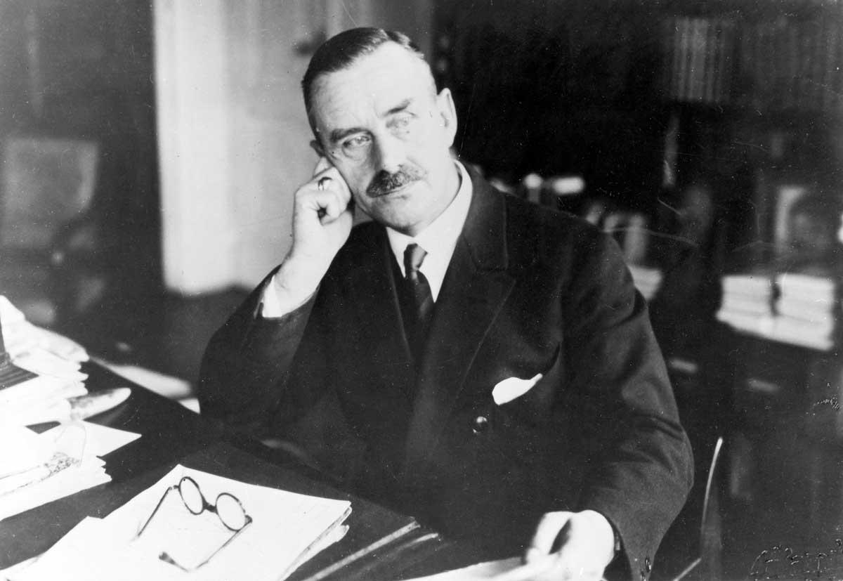 Thomas Mann, author of The Magic Mountain, 1930 © Ullstein Bild/Getty Images.