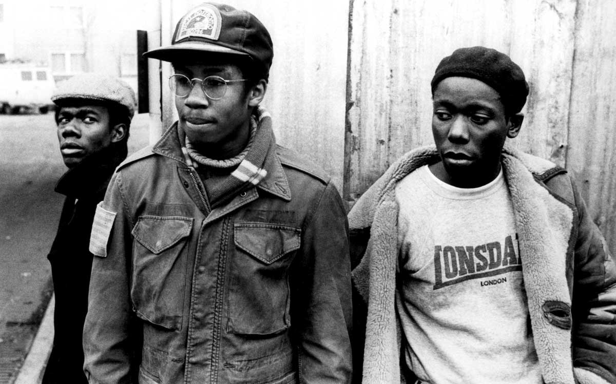 Beefy  (Trevor Laird), Spark (Brian Bovell) and Errol (David N. Haynes), c.1980. Collection Christophel © Diversity Music/Alamy.