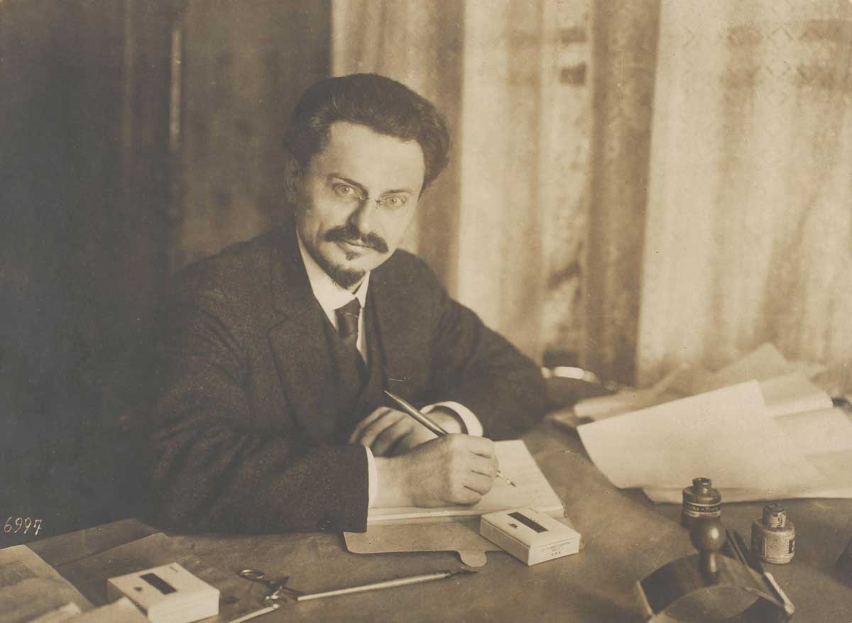 Leon Trotsky, photographed c.1918. Rijksmuseum.