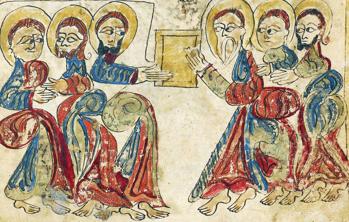 Armenian manuscript, unknown artist, 1386 © Bridgeman Images.