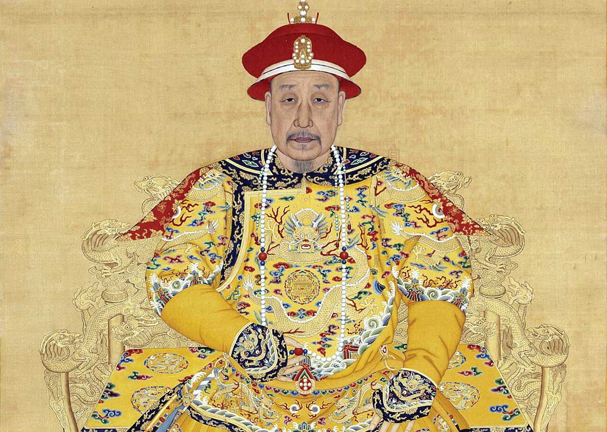 The Qianlong Emperor in old age, Chinese, 18th century © Bridgeman Images.