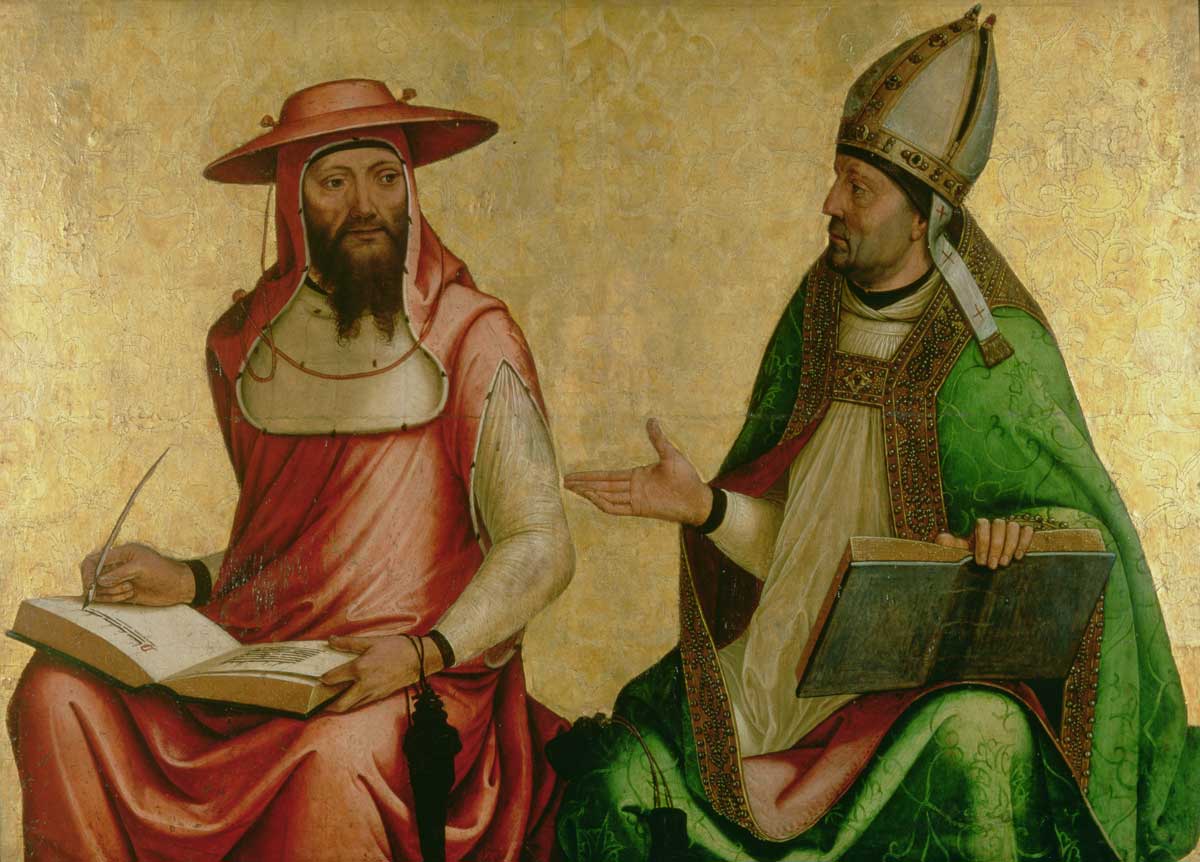 St Jerome and St Ambrose, by Juan de Borgoña, c.1510 © Bowes Museum/Bridgeman Images.