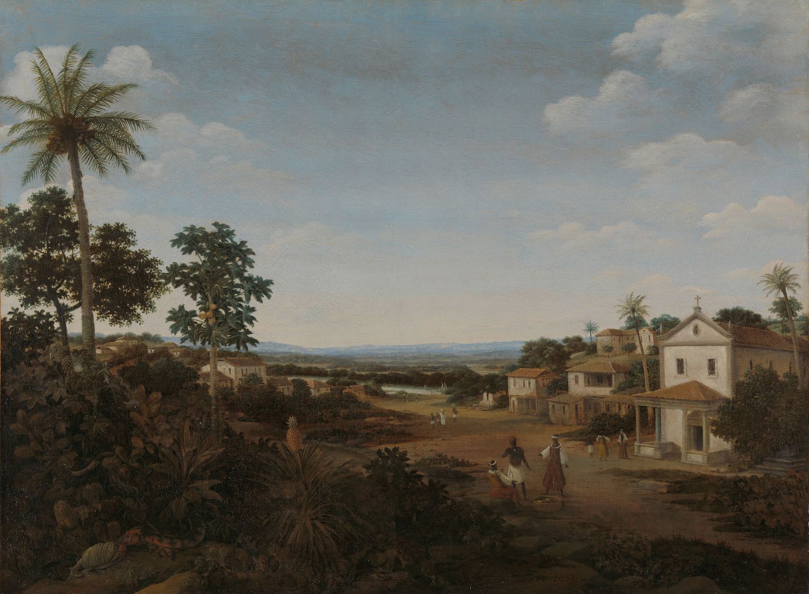 Landscape in Brazil, by Frans Jansz Post, c. 1665-69. Rijksmuseum. Public Domain.