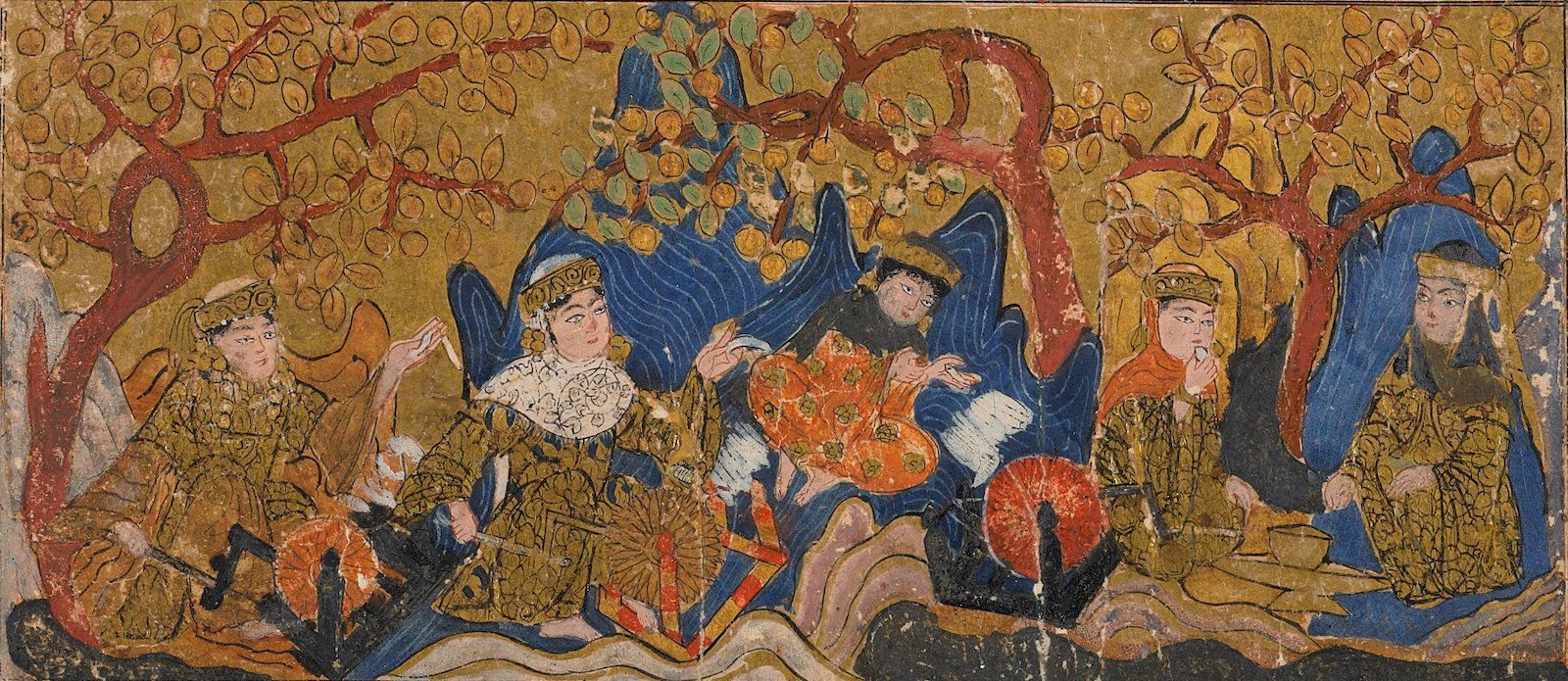A scene from the story of Haftvad, Western Iran or Baghdad, c. 1300. Minneapolis Institute of Art. Public Domain. A scene from the story of Haftvad, Western Iran or Baghdad, c. 1300. Minneapolis Institute of Art. Public Domain.
