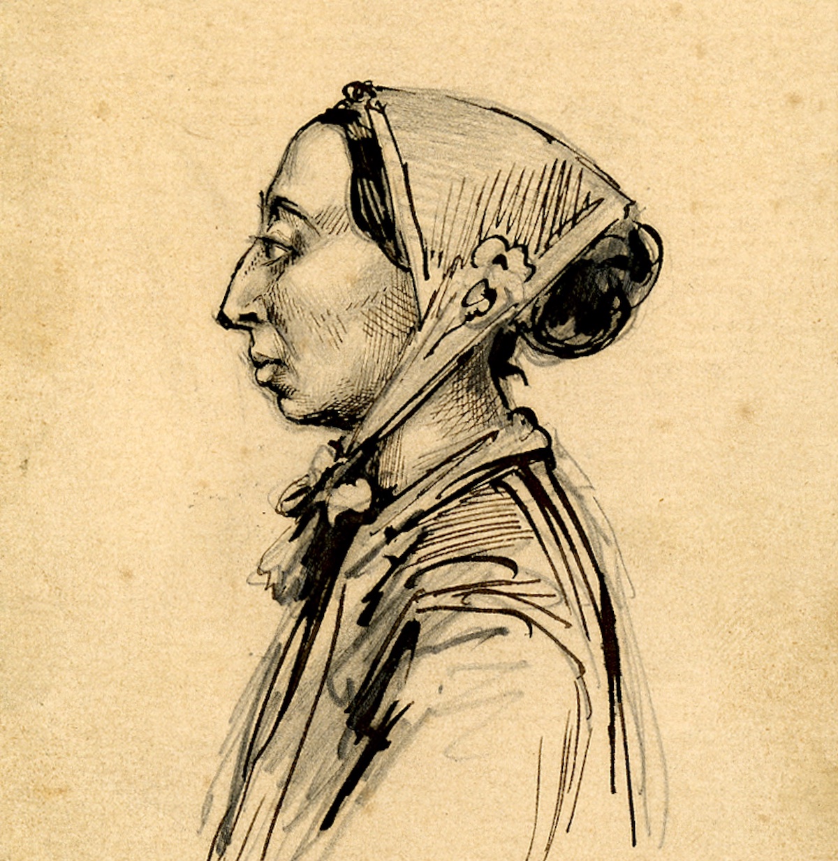 Portrait of Swiss serial killer Marie Jeanneret. Bibliothèque de Genève. Public Domain.