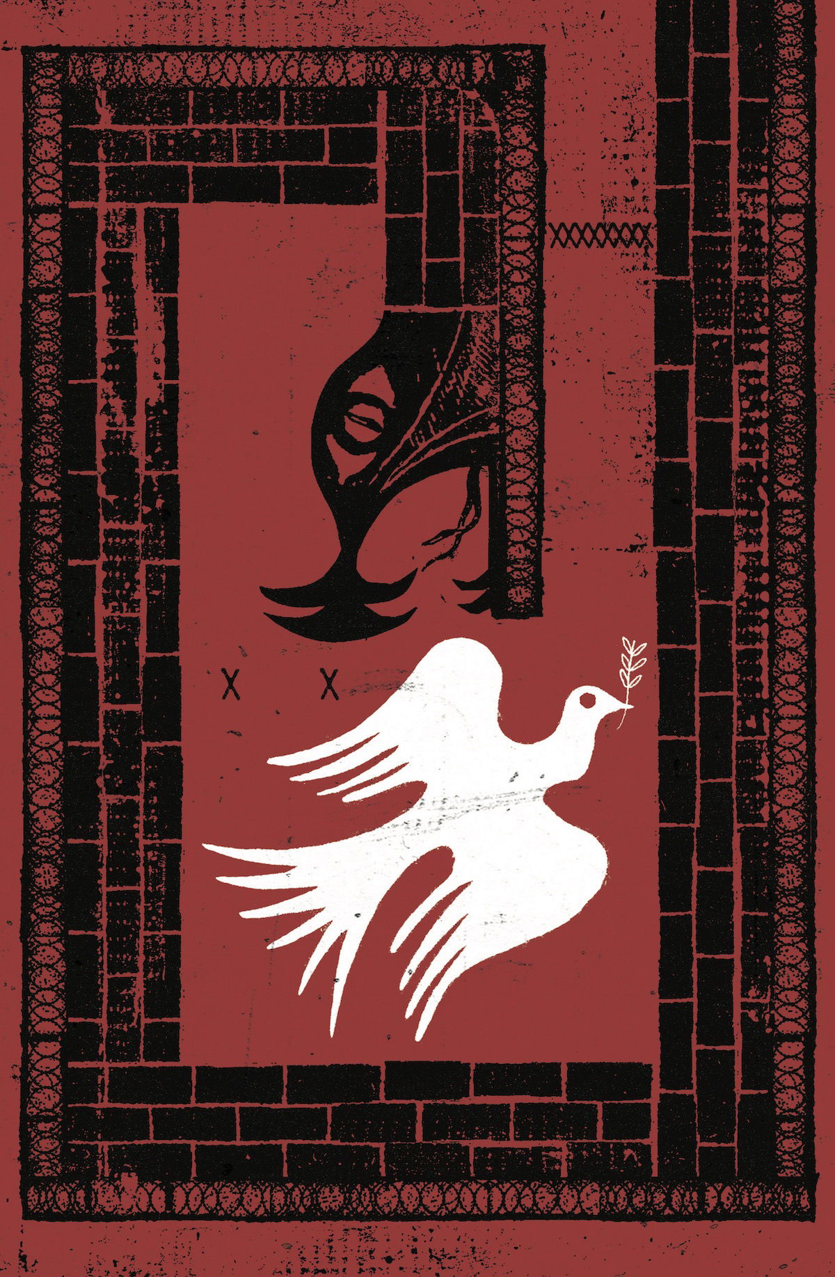Ireland/Palestine illustration © Ben Jones/Heart Agency. Ireland/Palestine illustration © Ben Jones/Heart Agency.