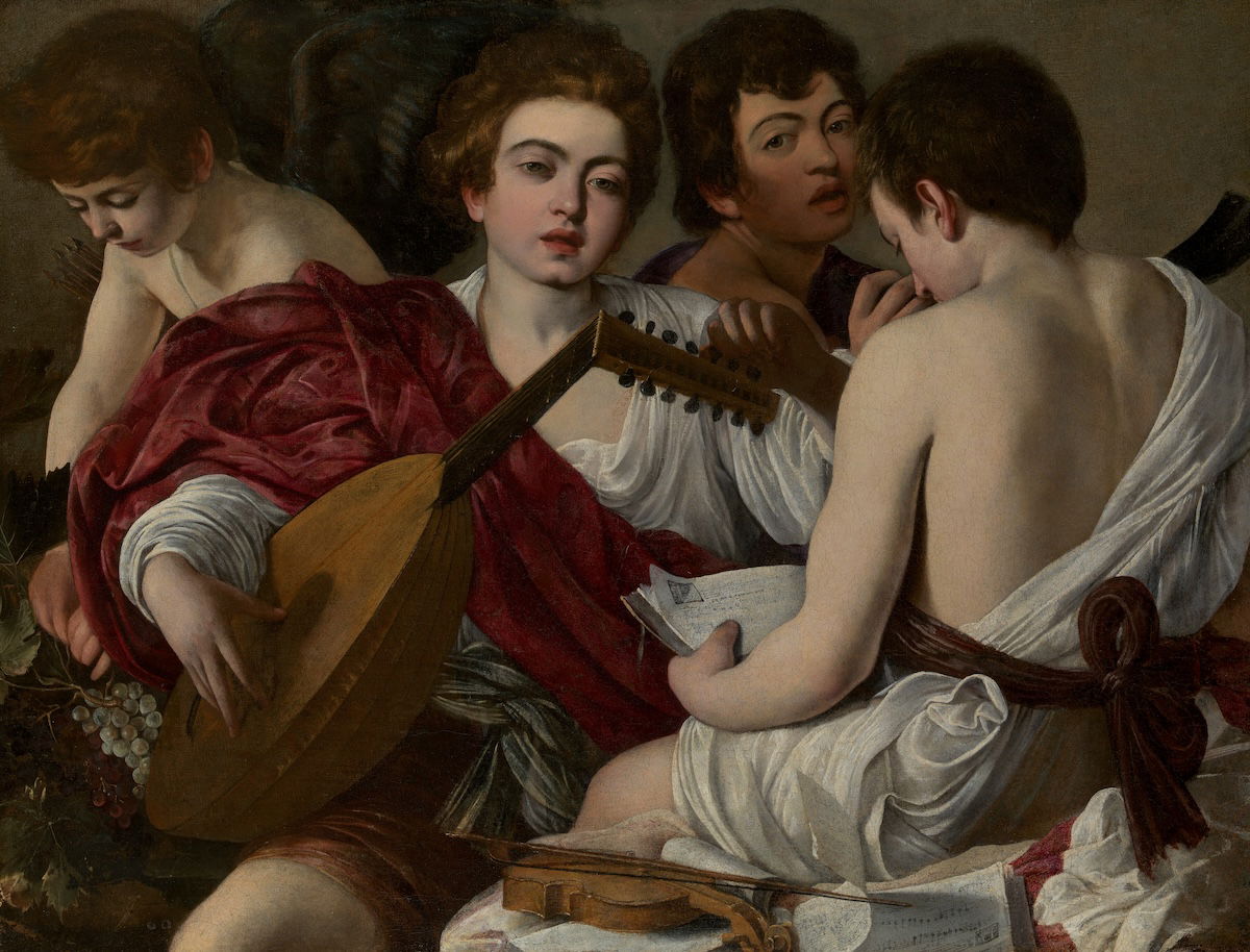 ‘The Musicians’, by Caravaggio, 1597. Metropolitan Museum of Art. Public Domain. ‘The Musicians’, by Caravaggio, 1597. Metropolitan Museum of Art. Public Domain.
