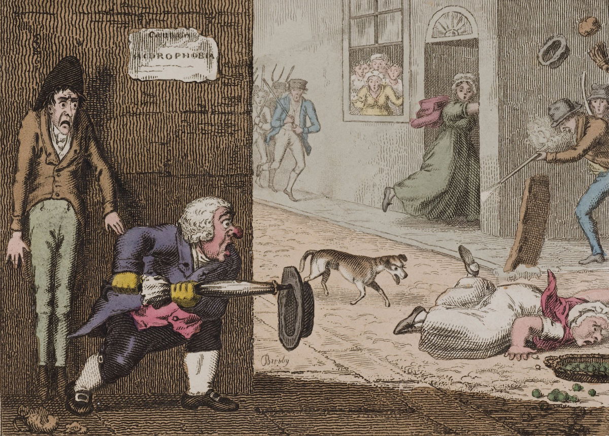 Mad Dog, by Thomas Lord Busby, 1826. Wellcome Collection. Public Domain. Mad Dog, by Thomas Lord Busby, 1826. Wellcome Collection. Public Domain.