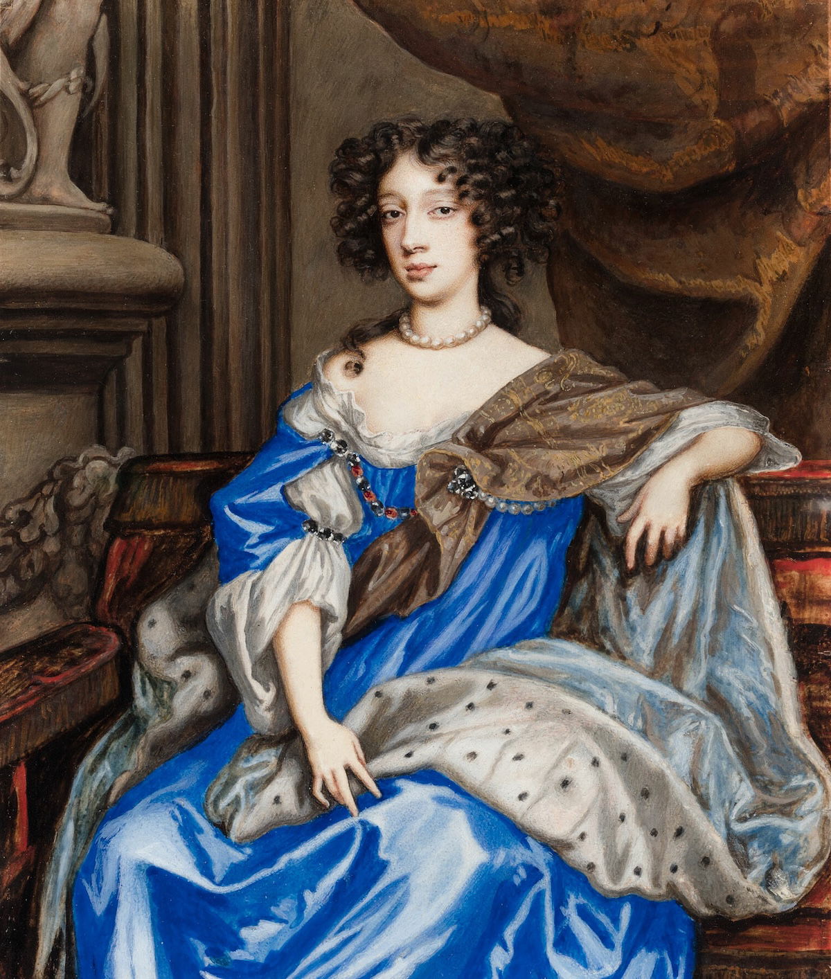 Portrait of Mary of Modena, Nicholas Dixon, 1763. Art Institute of Chicago. Public Domain. Portrait of Mary of Modena, Nicholas Dixon, 1763. Art Institute of Chicago. Public Domain.