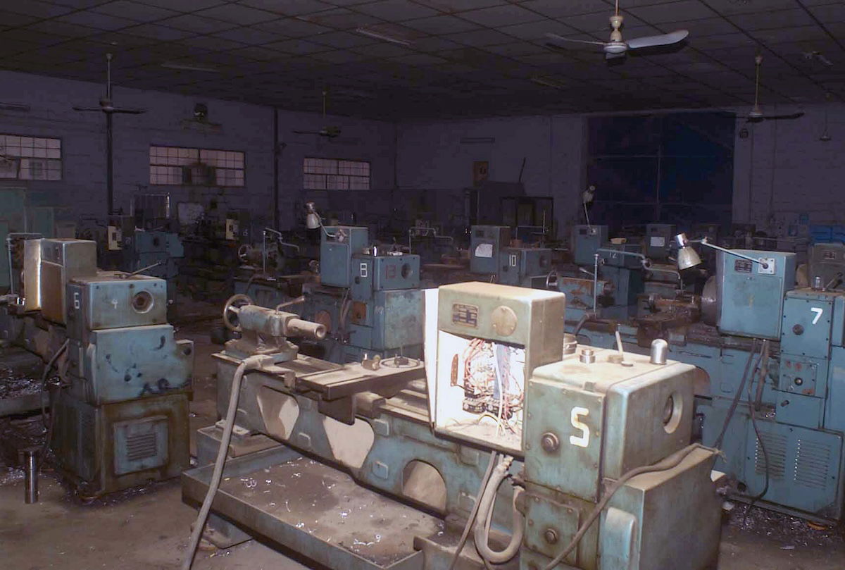 A suspected chemical weapons factory discovered in Ar Rustamiyah, Iraq, 8 April 2003. NARA. Public Domain.