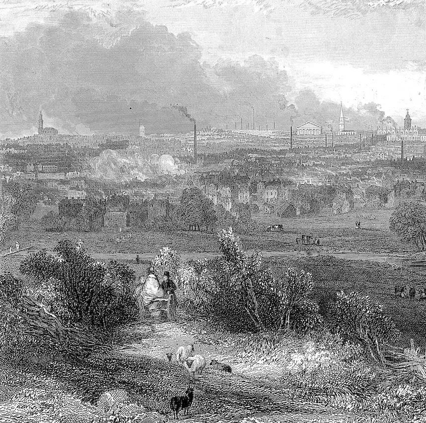View of Birmingham, c.1860. Heritage Images/TopFoto.