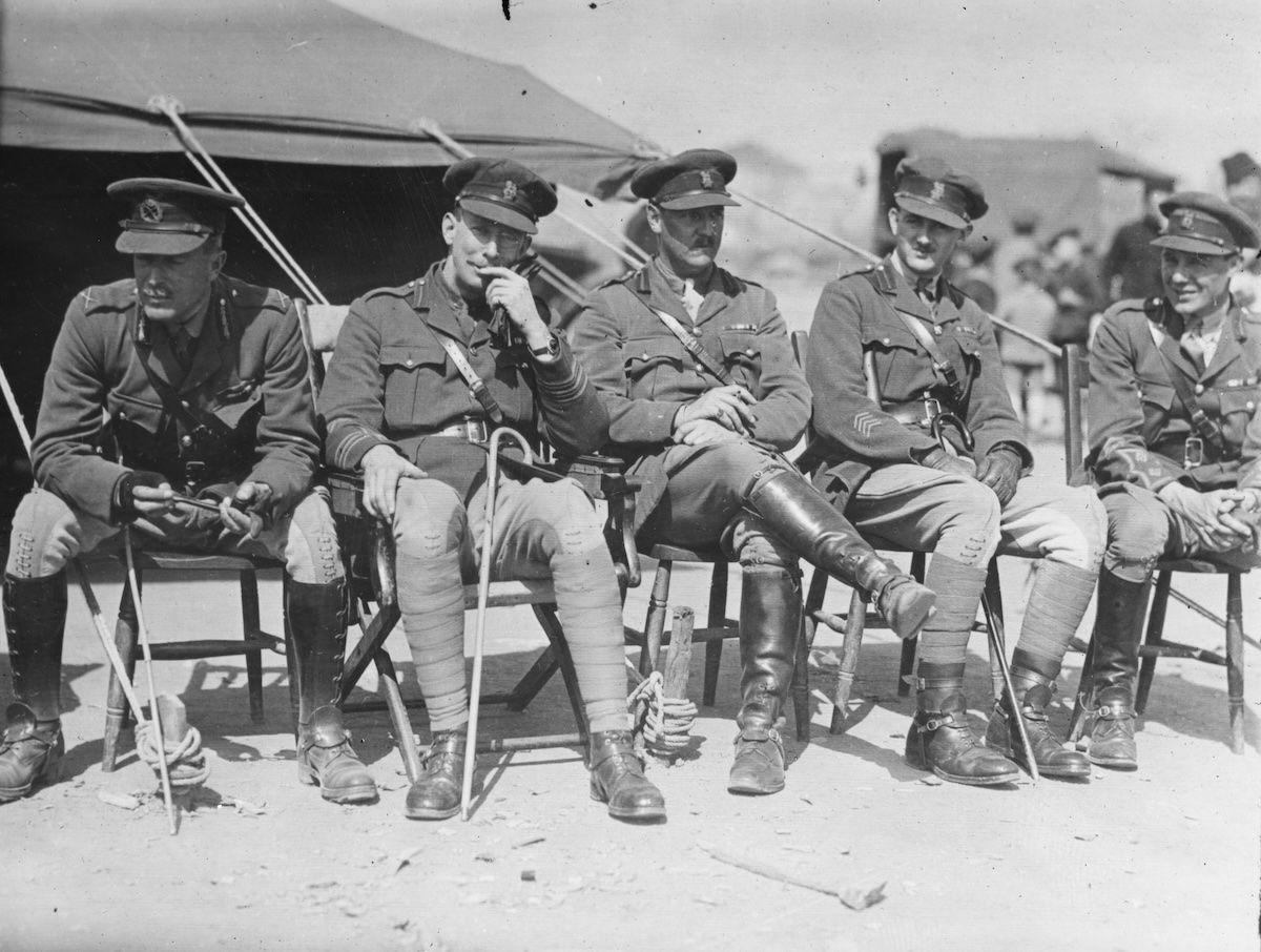 British officers in Constantinople, 10 August 1920. Library of Congress. Public Domain. British officers in Constantinople, 10 August 1920. Library of Congress. Public Domain.