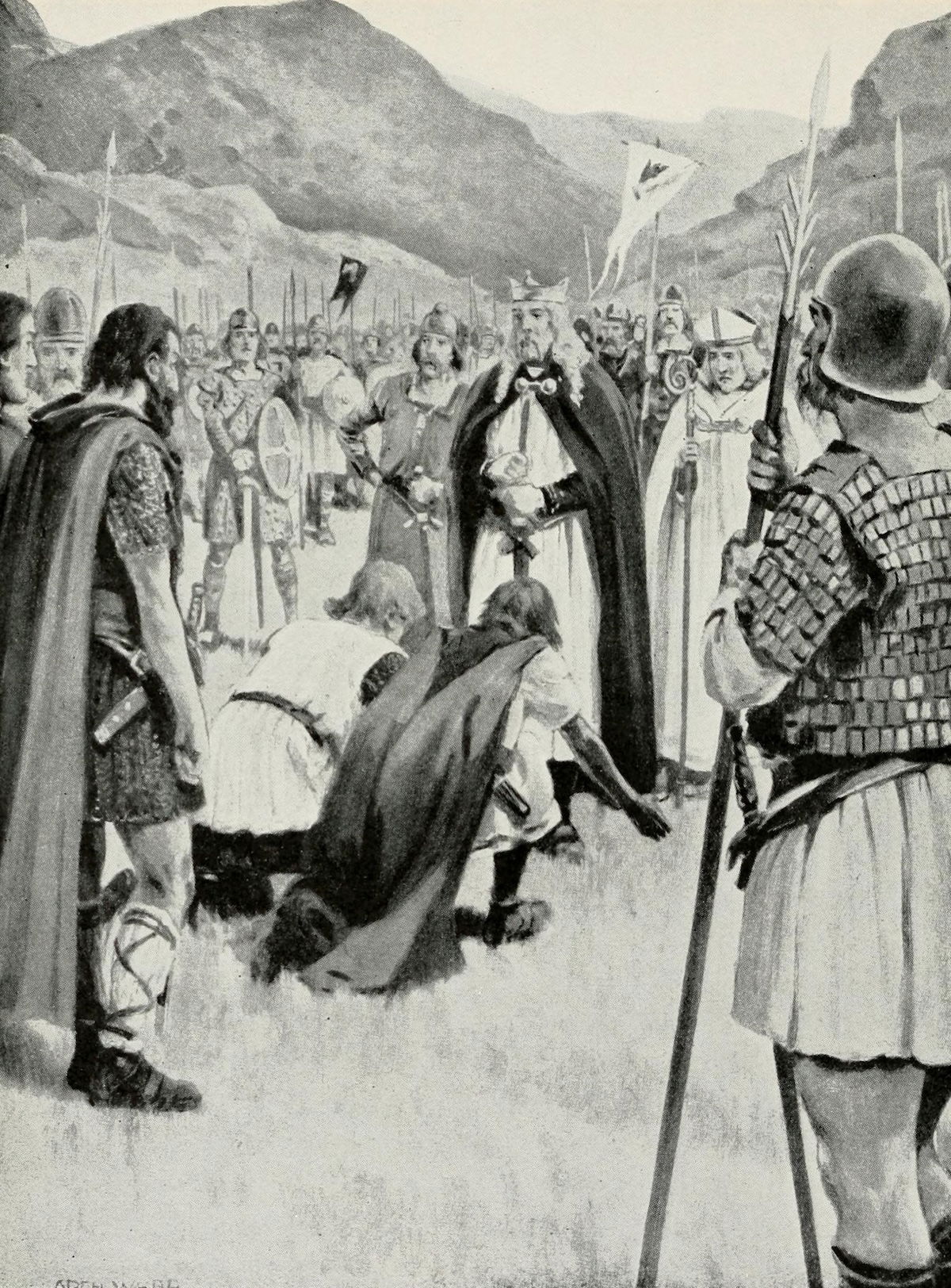 Æthelstan, Hutchinson’s History of the British Nations, 1922. Robarts Library, University of Toronto. Public Domain.