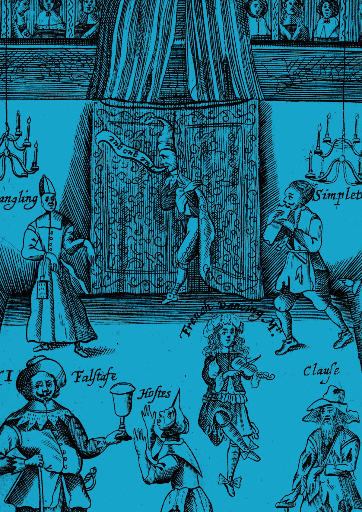 Elizabethan players, from The Wits, or Sport upon Sport, being a curious collection of several drols and farces, by Francis Kirkman, 1673. British Library/Bridgeman Images. Elizabethan players, from The Wits, or Sport upon Sport, being a curious collection of several drols and farces, by Francis Kirkman, 1673. British Library/Bridgeman Images.