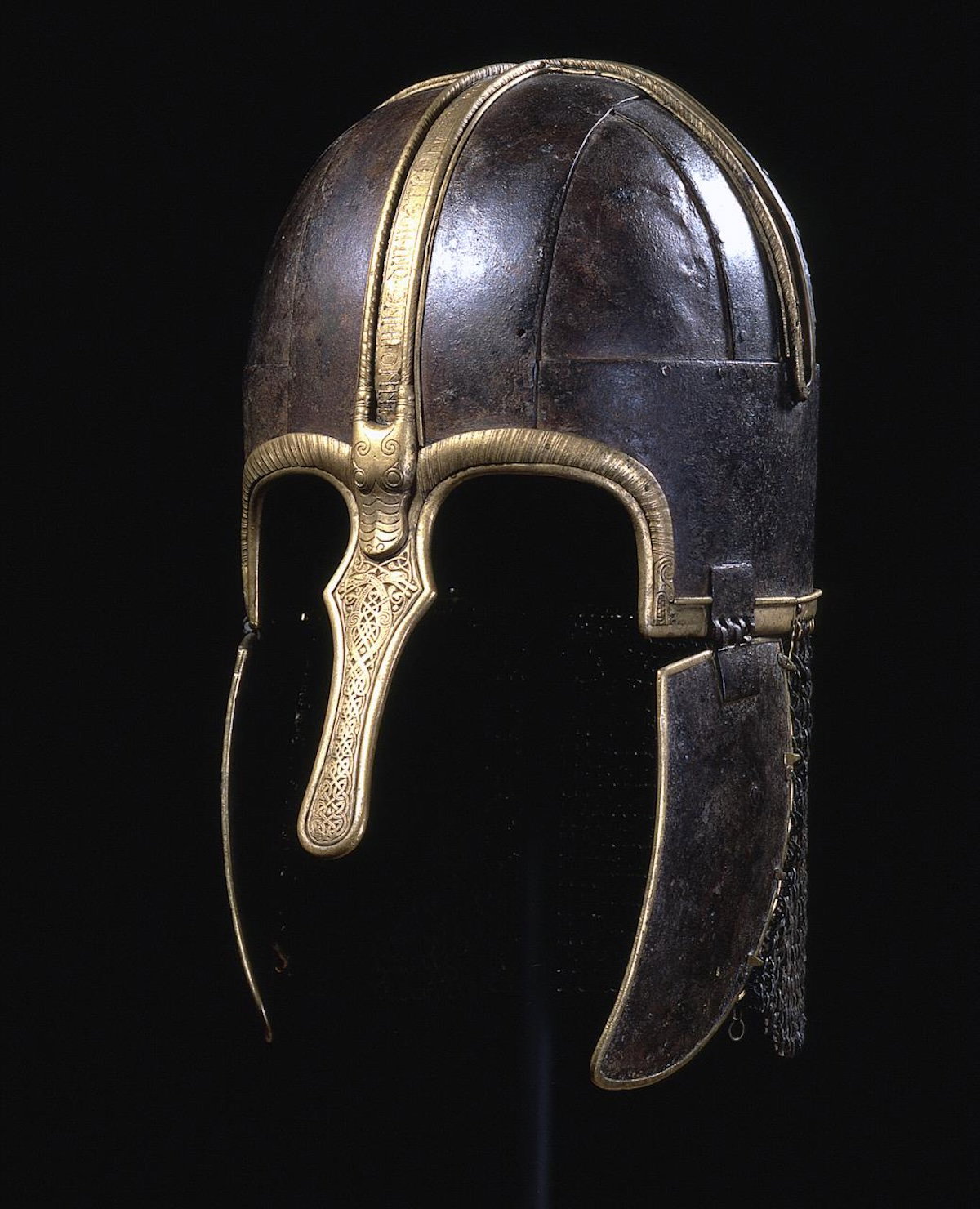 The York Helmet, inscribed with the name Oshere, c. 8th century. York Museums Trust (CC BY-SA 4.0).