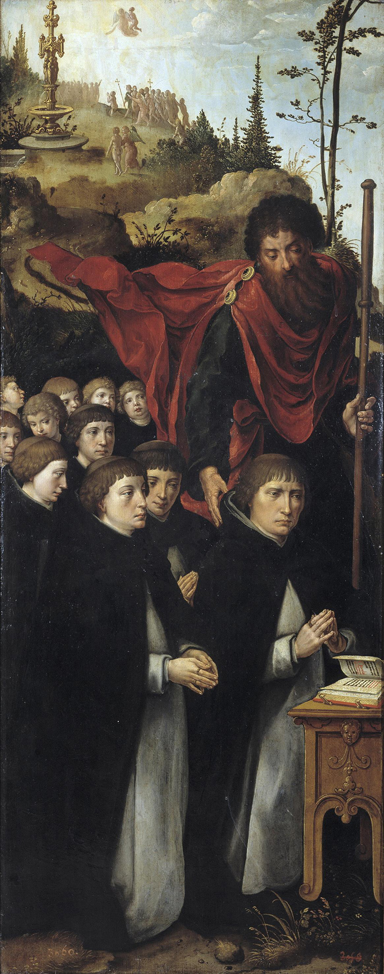 Saint James the Greater with Donors in Prayer, Pieter Coecke Van Aelst, 1532.