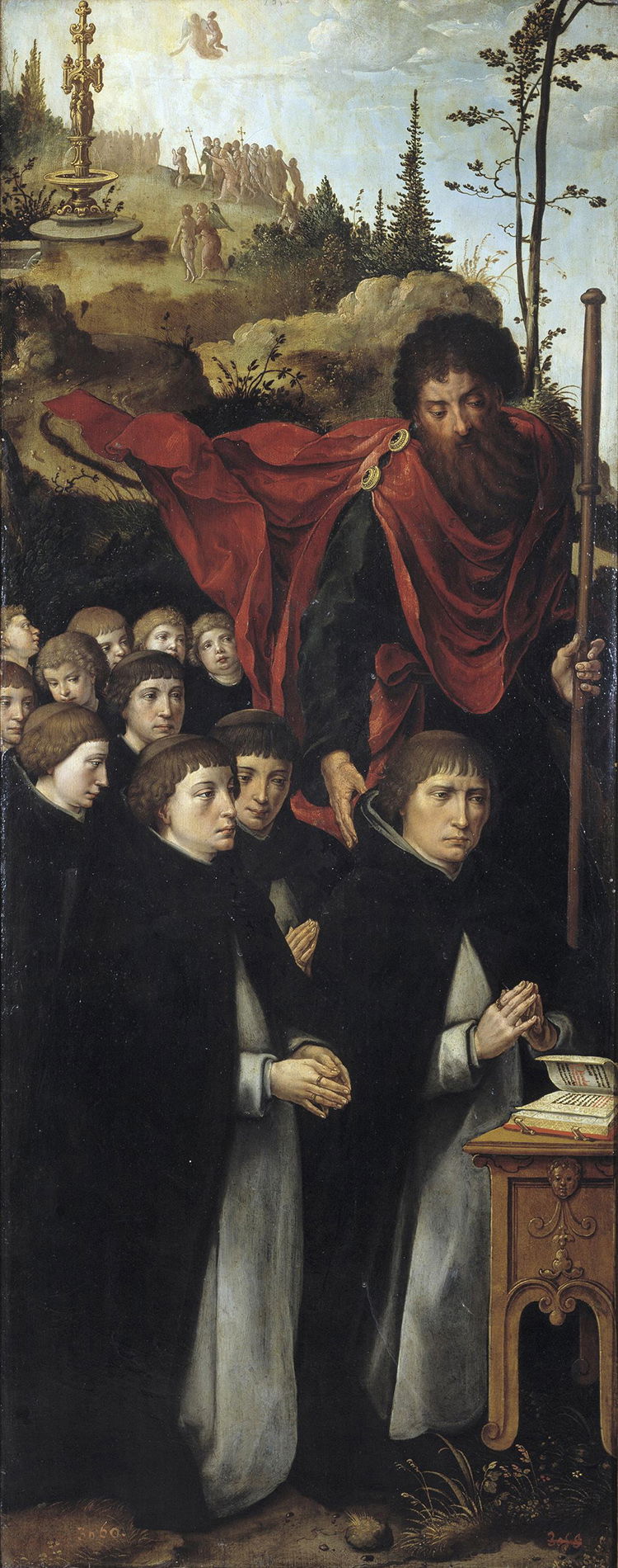 Saint James the Greater with Donors in Prayer, Pieter Coecke Van Aelst, 1532.