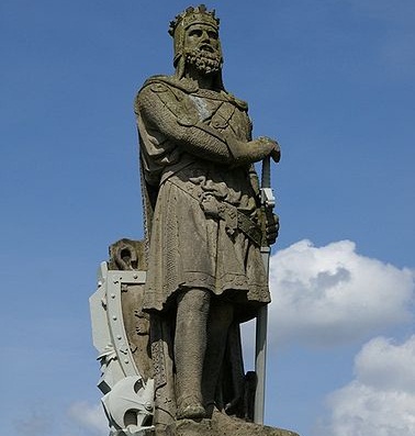 Statue of Robert the Bruce at Stirling Castle