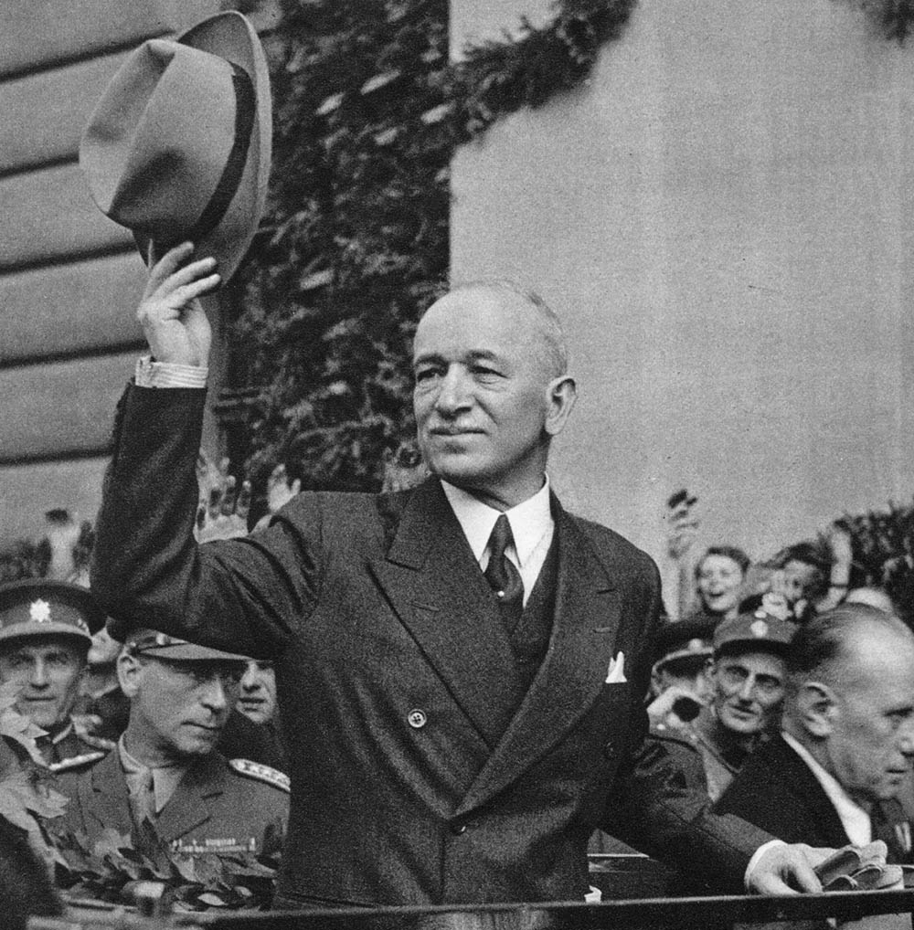 Edvard Beneš, 1945. 