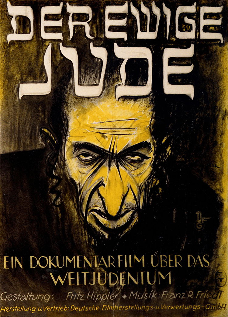 Poster for The Eternal Jew by Hans Herbert Schweitzer.